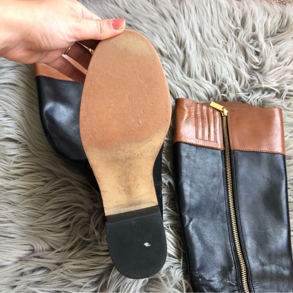 Michael Kors Leather Logo Plated Riding Boots
Size 7.5 - Picture 11 of 12